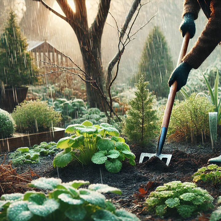 winter gardening tips weeds pests